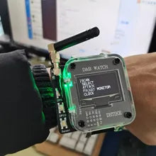 DSTIKE WiFi Deauther Watch V3 ESP8266 |Wearable Smartwatch |OLED&Laser |  Attack/