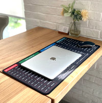 Large Shortcut Reference Desk Mat 60x30cm