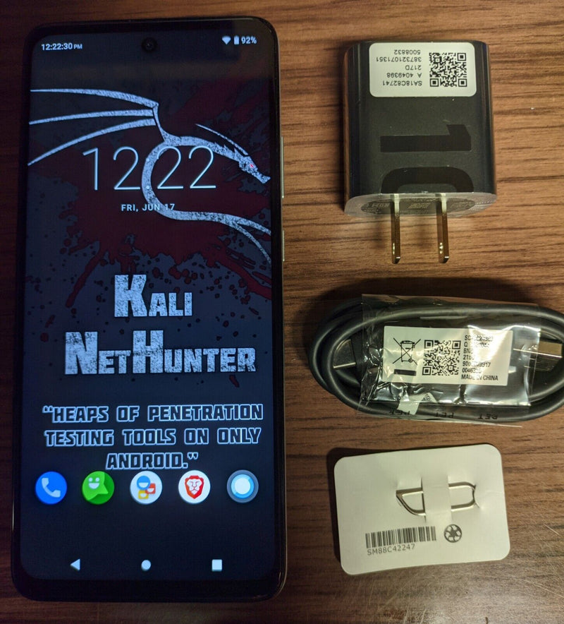 Motorola One 5G Ace-128GB- UNLOCKED KALI NETHUNTER Nethunter Pwnie Express Kali Linux Smartphone